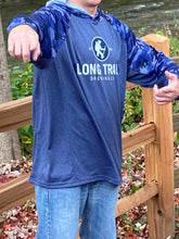 Load image into Gallery viewer, Blue Camo Long Trail Brewing Co. Tech Hoodie