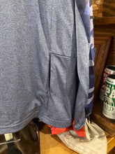 Load image into Gallery viewer, Blue Camo Long Trail Brewing Co. Tech Hoodie
