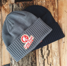 Load image into Gallery viewer, Knit Long Trail Brewing Co. Beanie Hat