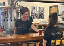 Load image into Gallery viewer, Heathered Black Long Trail Brewing Co. T-Shirt
