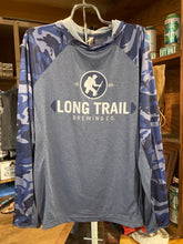 Load image into Gallery viewer, Blue Camo Long Trail Brewing Co. Tech Hoodie
