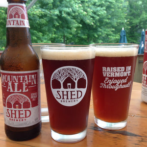 Shed Brewery Pint Glass