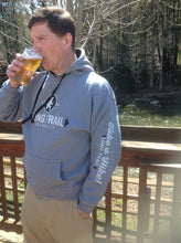 Load image into Gallery viewer, Gray Long Trail Brewing Co. Hoodie
